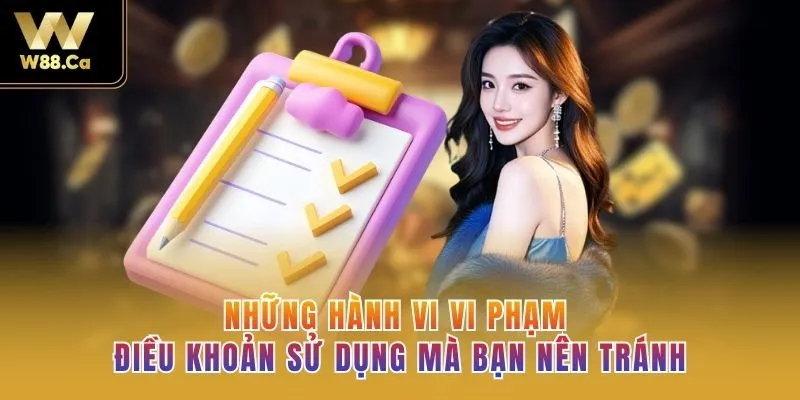 Những hành vi vi phạm điều khoản sử dụng mà bạn nên tránh